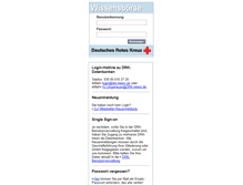 Tablet Screenshot of drk-wb.de